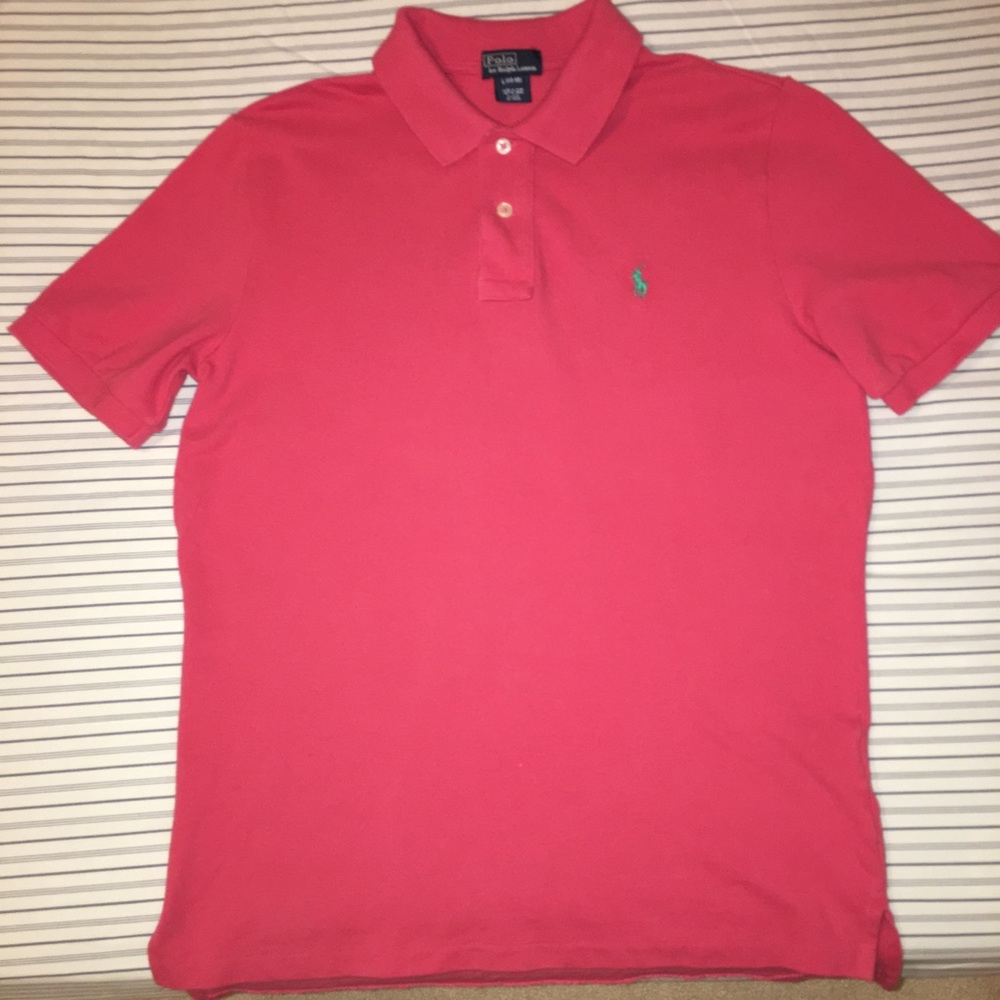 Polo Ralph Lauren Classic Fit Mesh Polo Pink